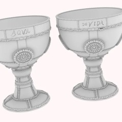 Pirates des Caraïbes :  Calice inspiré de la Fontaine de Jouvence