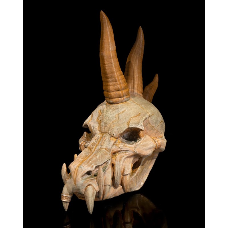 Black Dragon Skull