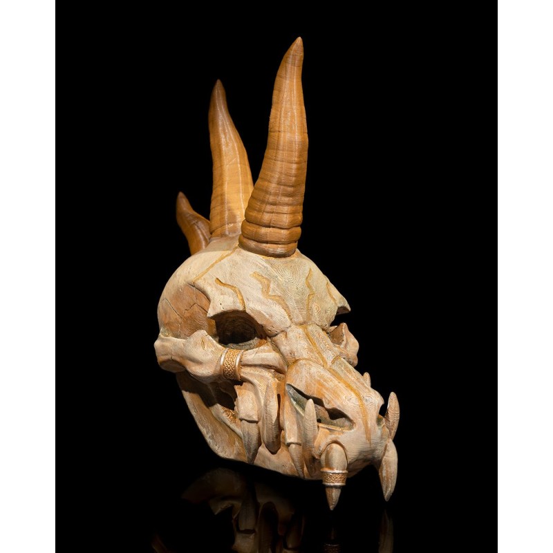 Black Dragon Skull