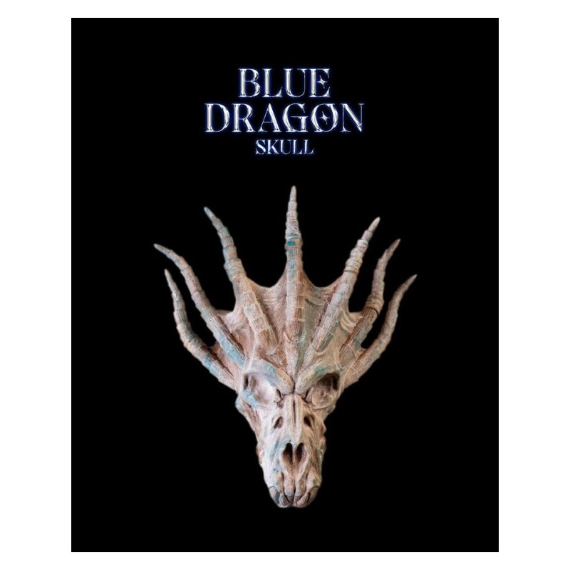 Blue Dragon Skull