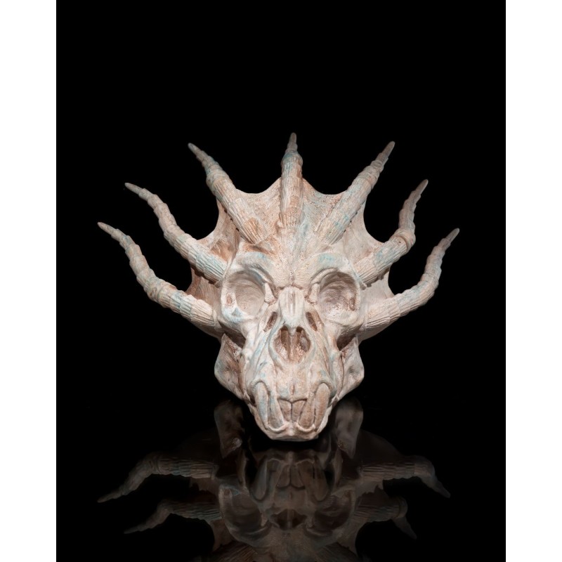 Blue Dragon Skull