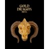 Gold Dragon Skull