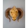 Gold Dragon Skull