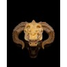 Gold Dragon Skull