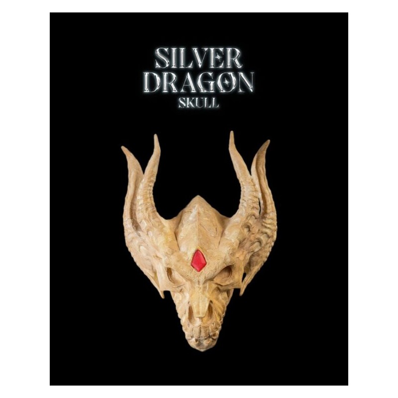 Silver Dragon Skull Silver Dragon Skull