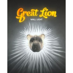 Great Lion Wall Light