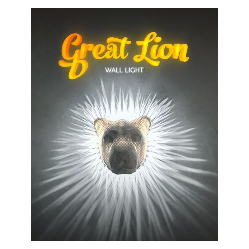 Great Lion Wall Light