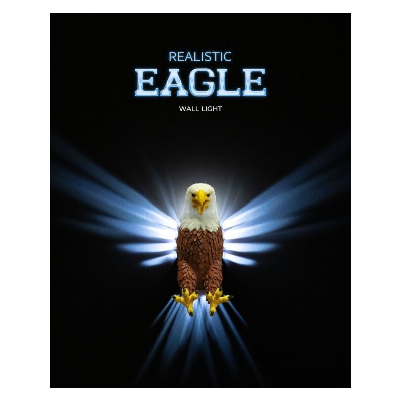 Realistic Eagle Wall Light